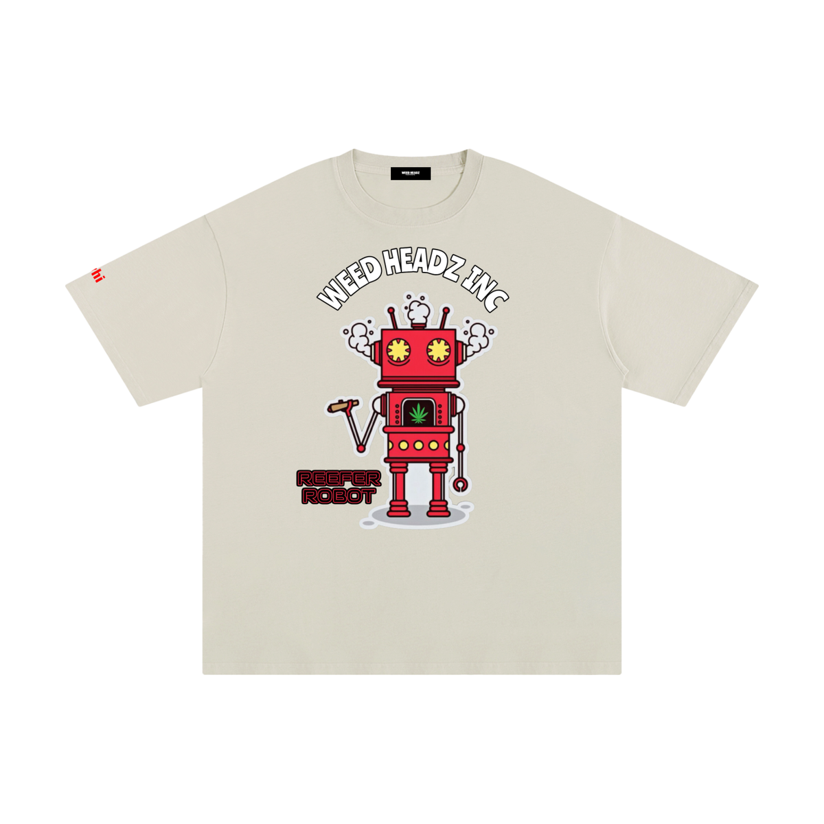 WHI Men's Reefer Robot Cotton T-Shirt