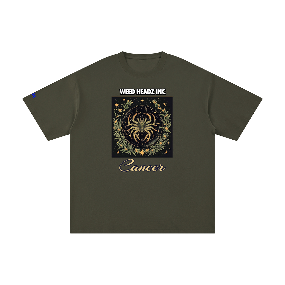 WHI Men's Zodiac Cancer Cotton T-Shirt