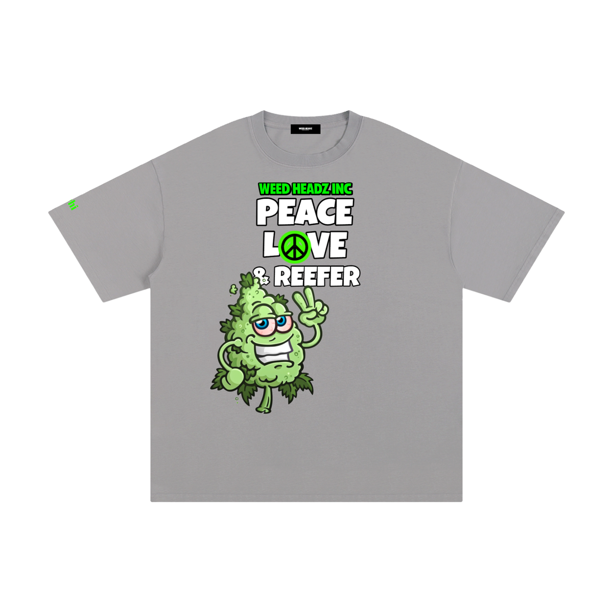 WHI Men's Peace Love & Reefer Buddy Cotton T-Shirt