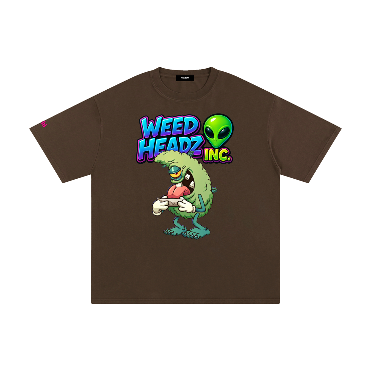 WHI Men's Alien Roll Up Cotton T-Shirt