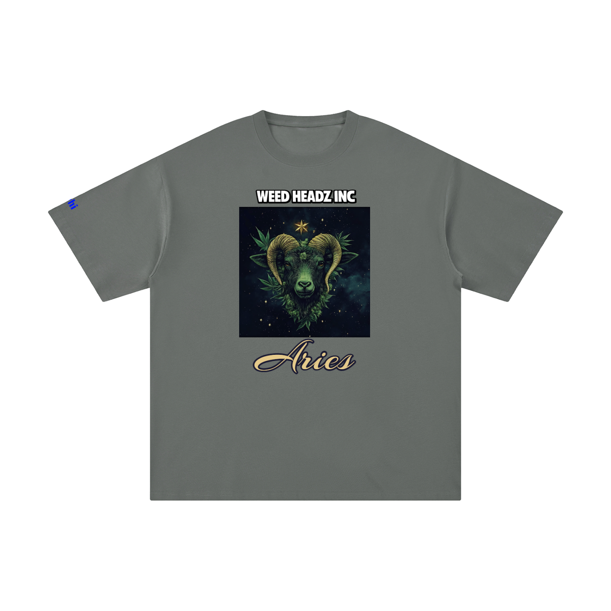 WHI Men's Zodiac Aries Cotton T-Shirt