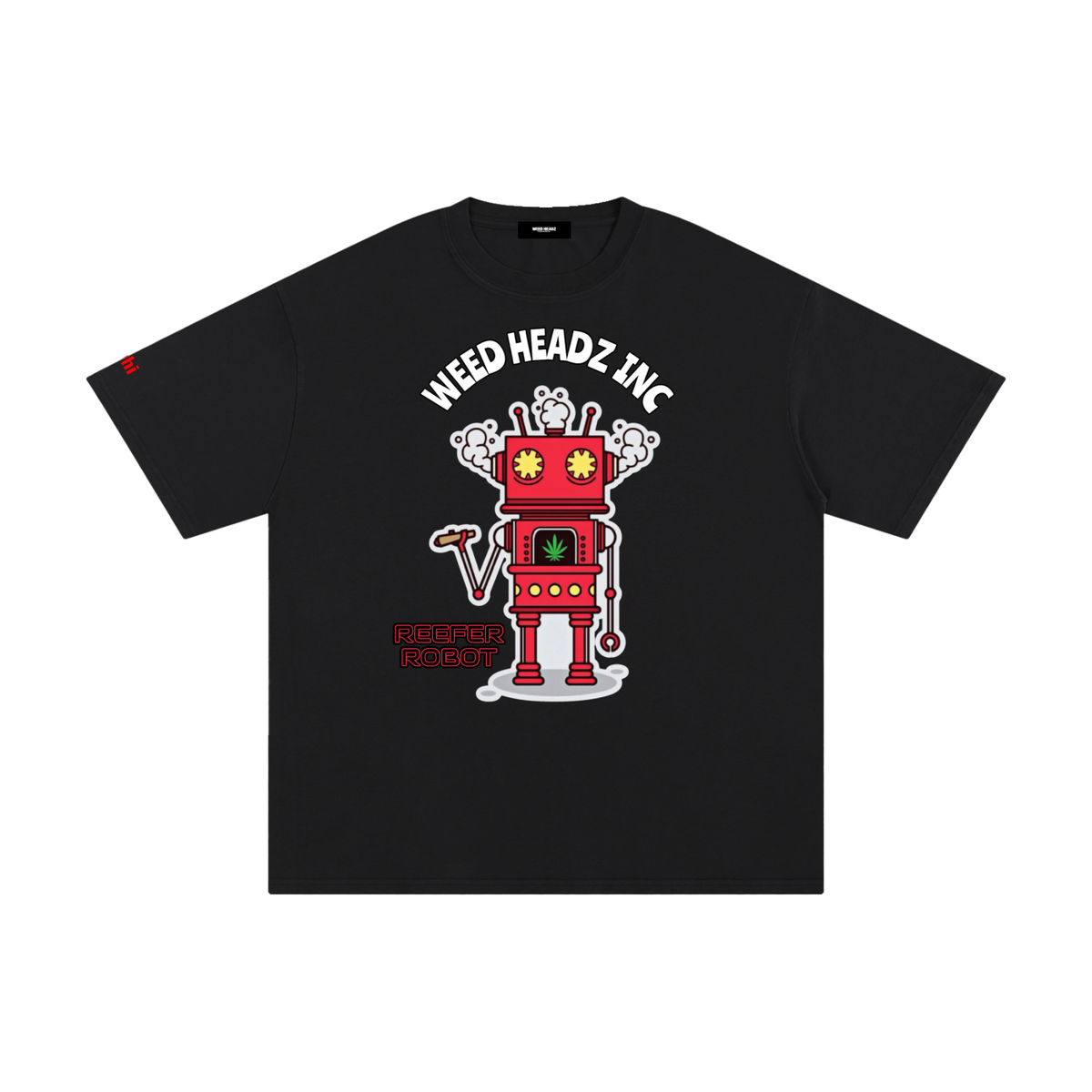 WHI Men's Reefer Robot Cotton T-Shirt