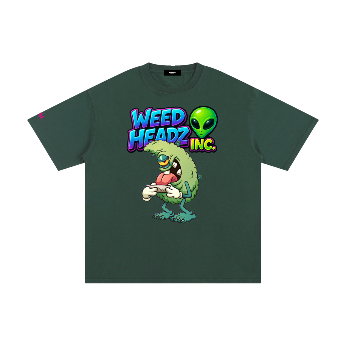 WHI Men's Alien Roll Up Cotton T-Shirt