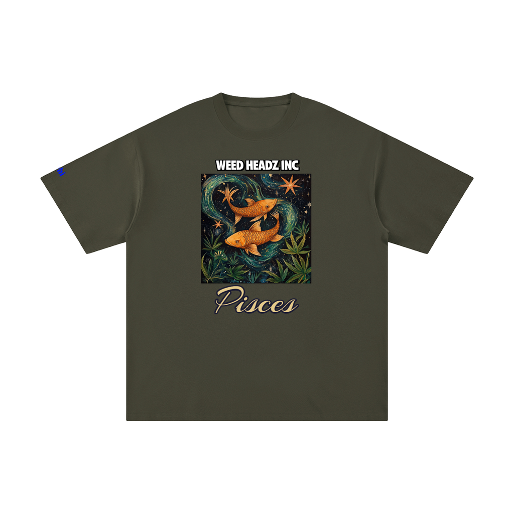 WHI Men's Zodiac Pisces Cotton T-Shirt