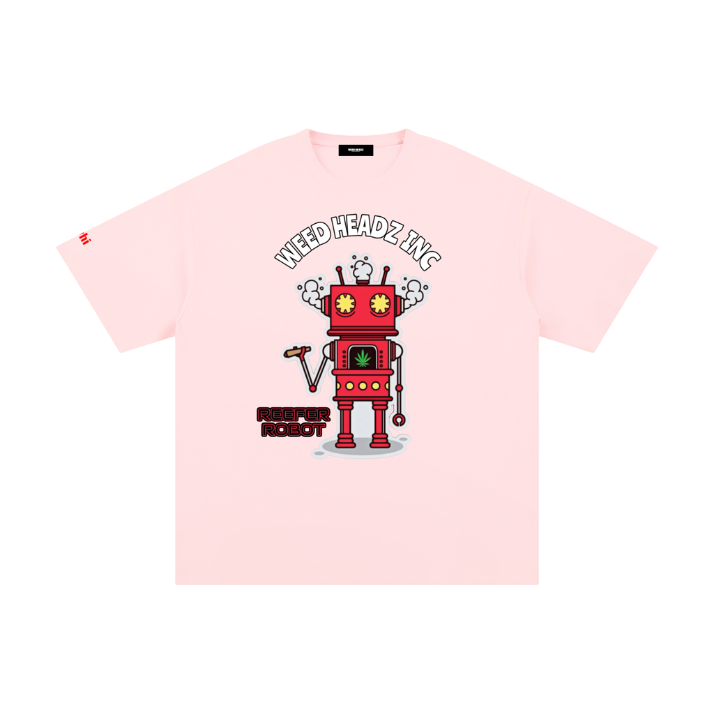 WHI Men's Reefer Robot Cotton T-Shirt