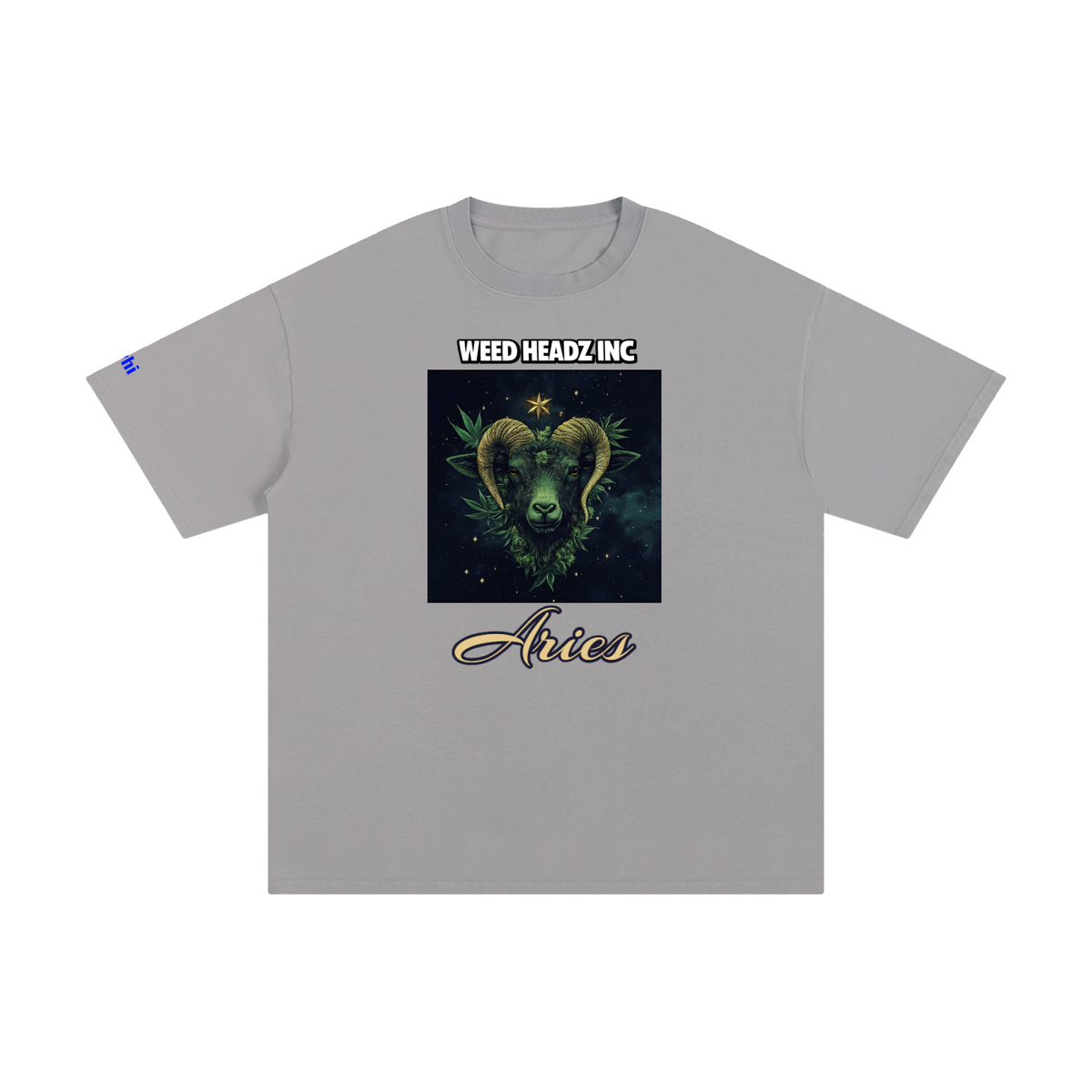 WHI Men's Zodiac Aries Cotton T-Shirt