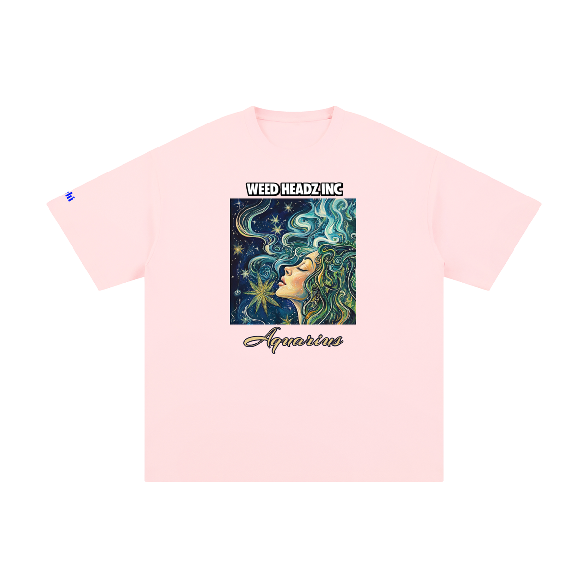 WHI Men's Zodiac Aquarius Cotton T-Shirt