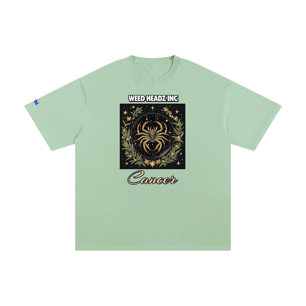 WHI Men's Zodiac Cancer Cotton T-Shirt