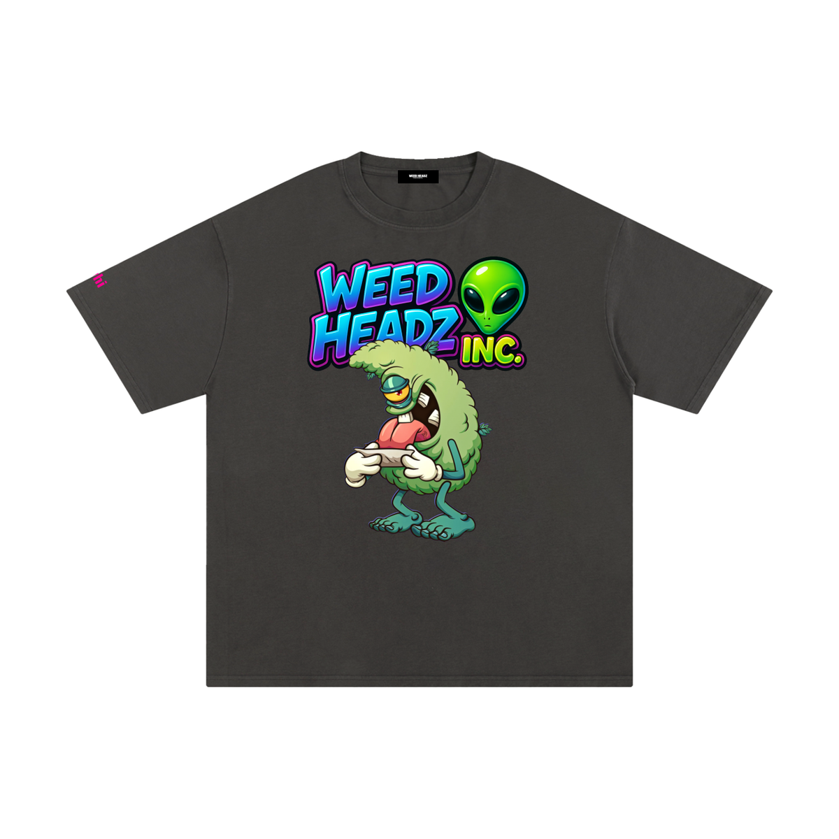 WHI Men's Alien Roll Up Cotton T-Shirt