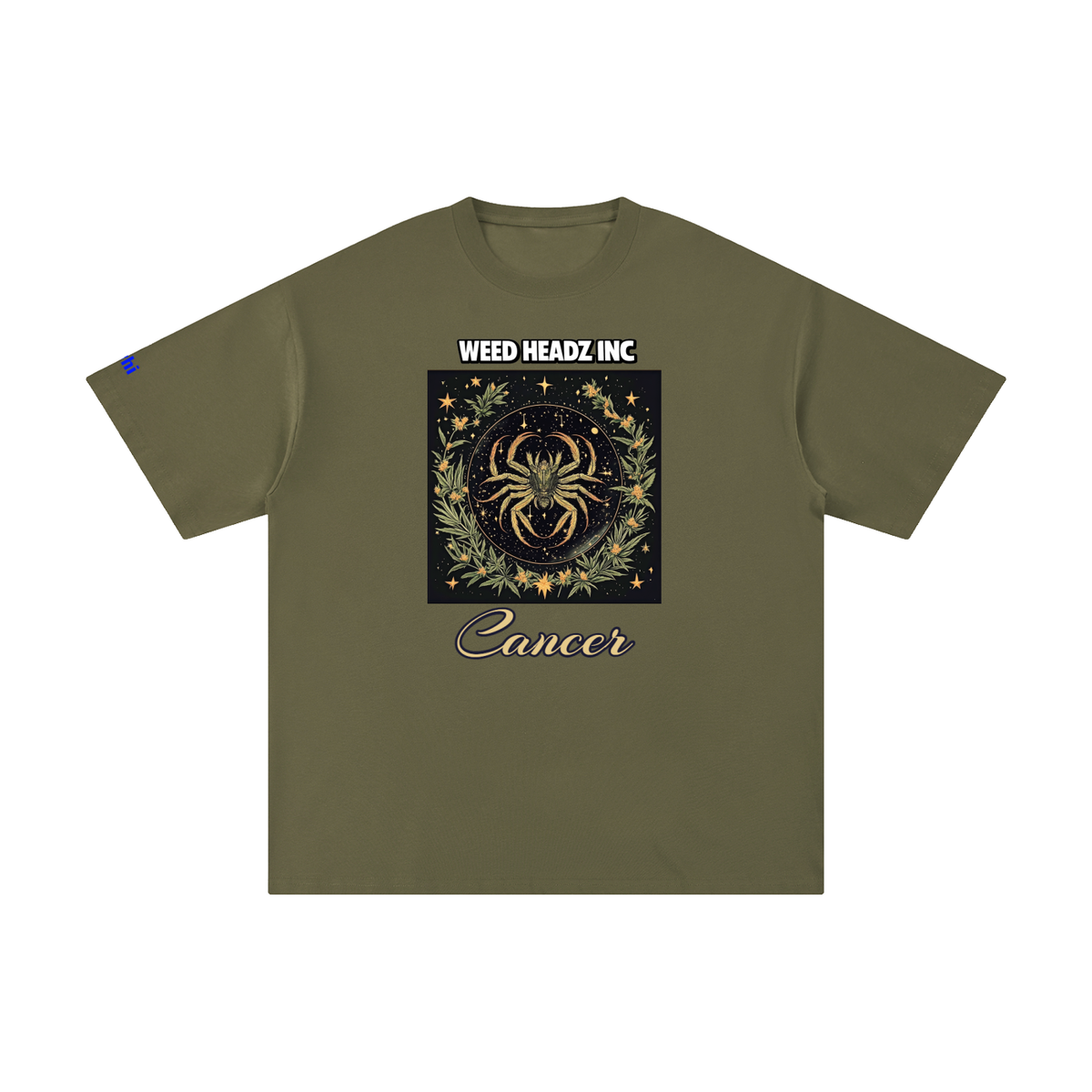 WHI Men's Zodiac Cancer Cotton T-Shirt