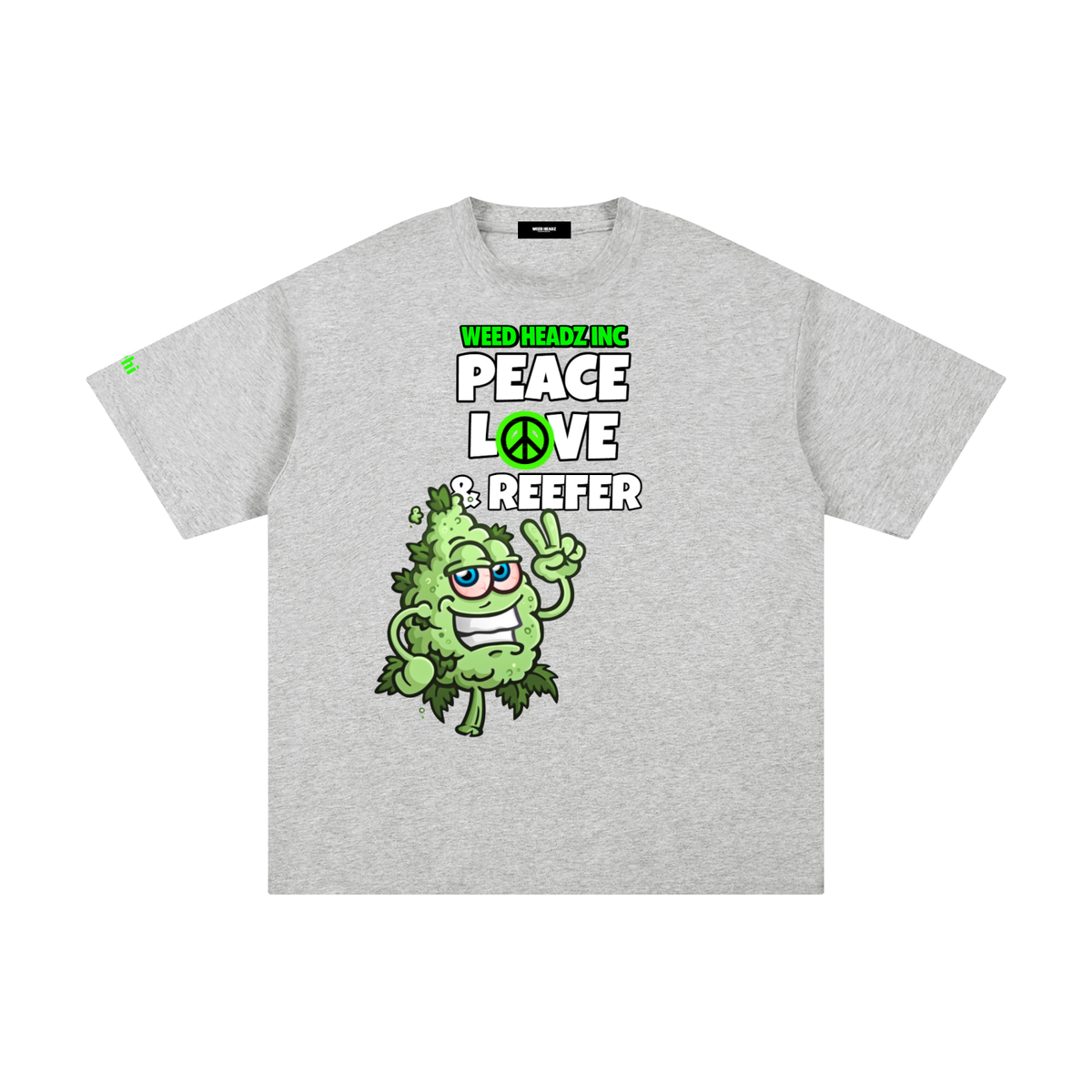 WHI Men's Peace Love & Reefer Buddy Cotton T-Shirt