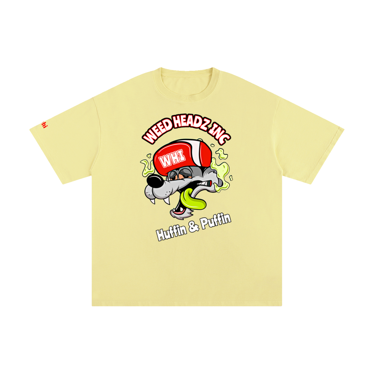 WHI Men's Huffin & Puffin Cotton T-Shirt