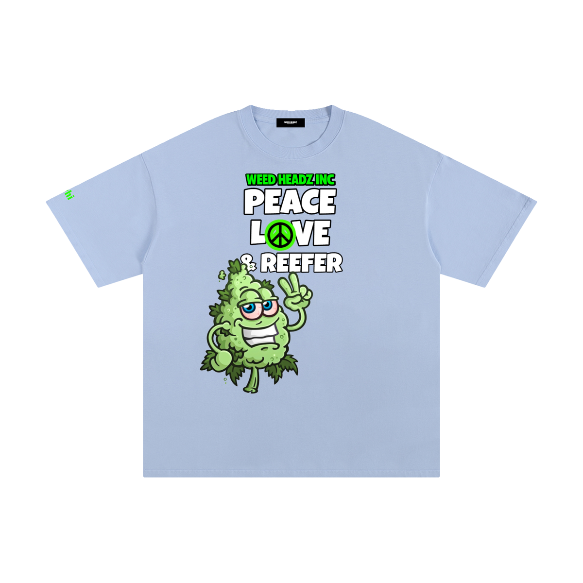 WHI Men's Peace Love & Reefer Buddy Cotton T-Shirt