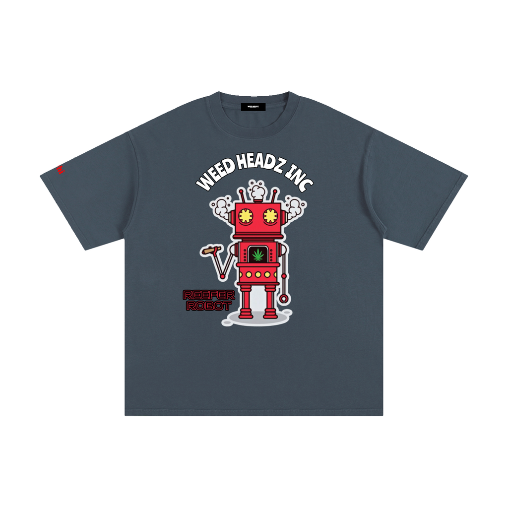 WHI Men's Reefer Robot Cotton T-Shirt