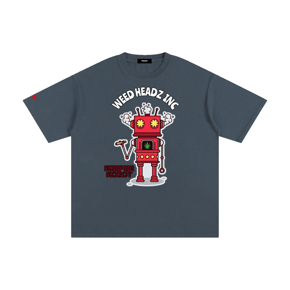 WHI Men's Reefer Robot Cotton T-Shirt