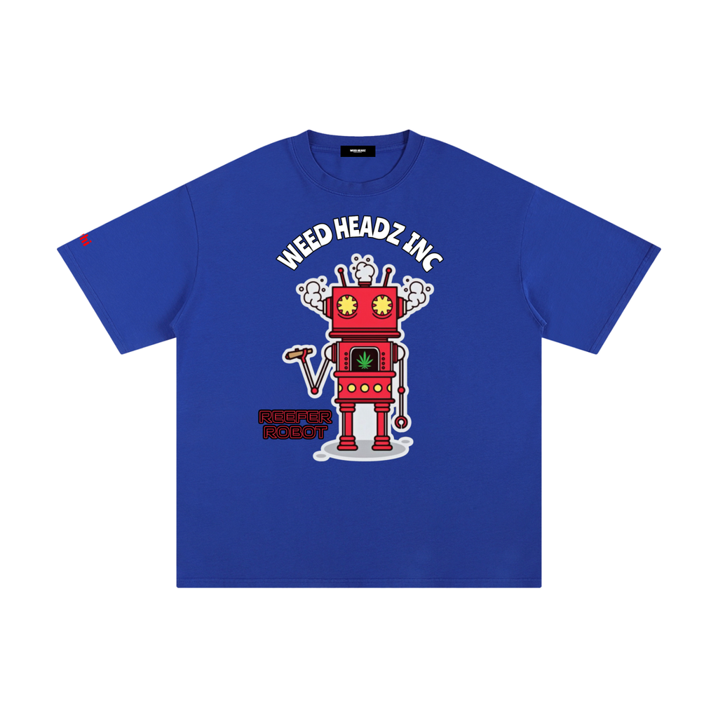 WHI Men's Reefer Robot Cotton T-Shirt
