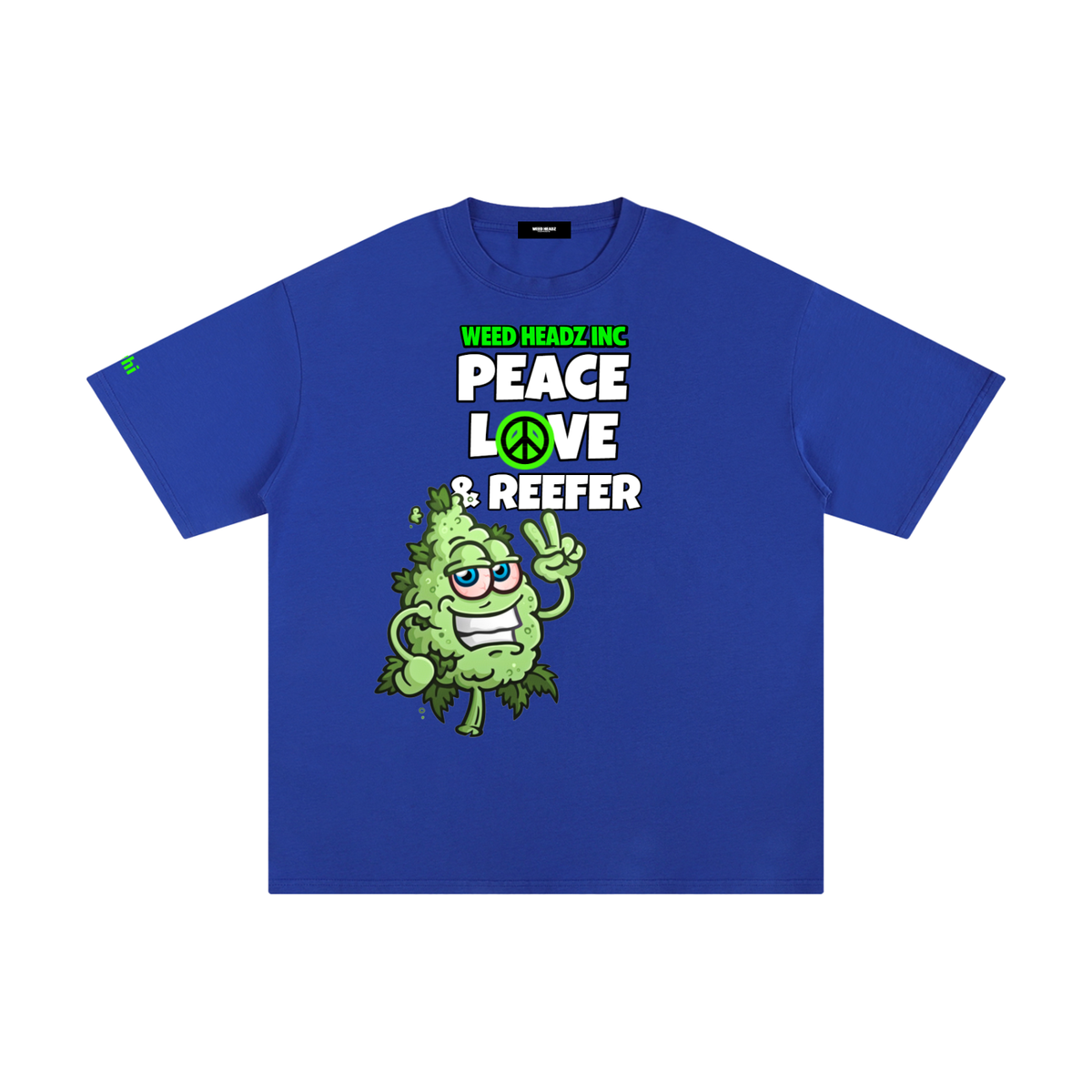 WHI Men's Peace Love & Reefer Buddy Cotton T-Shirt