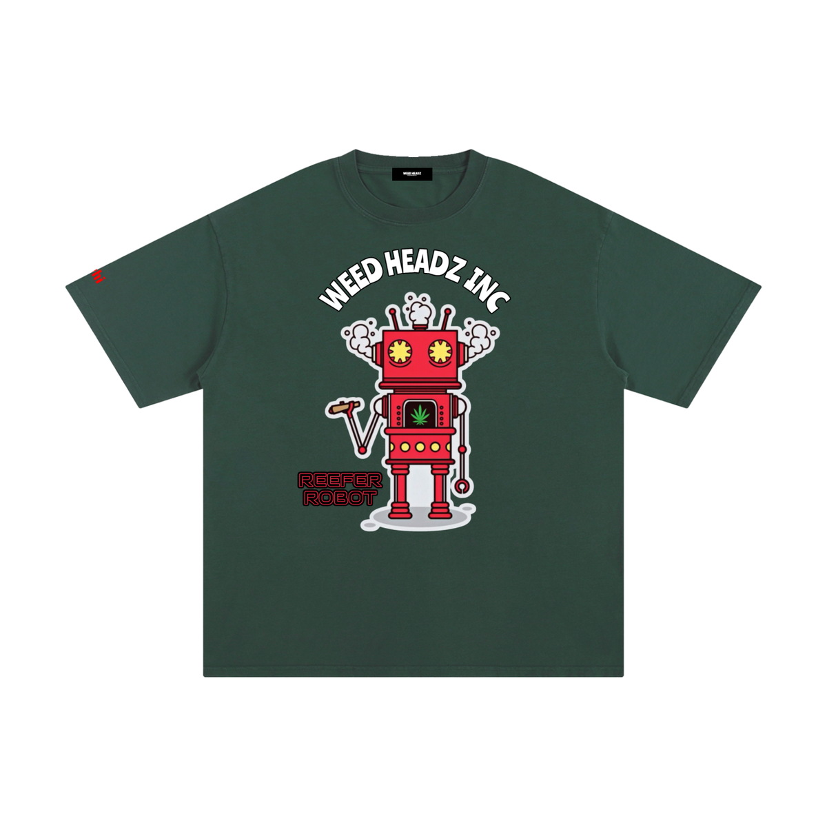 WHI Men's Reefer Robot Cotton T-Shirt