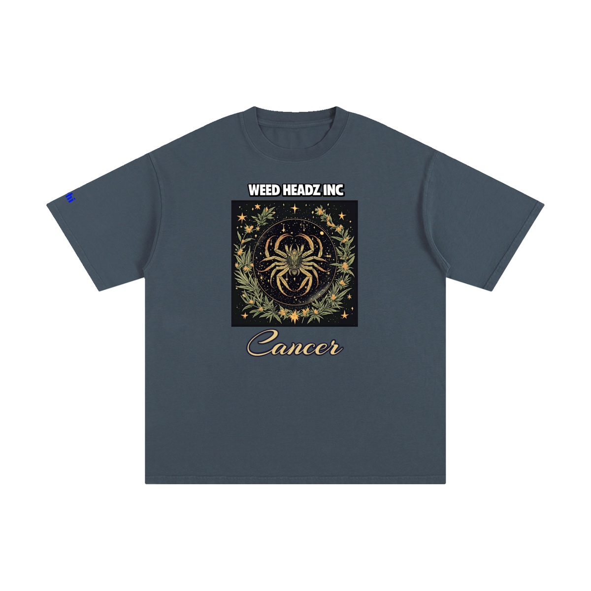 WHI Men's Zodiac Cancer Cotton T-Shirt