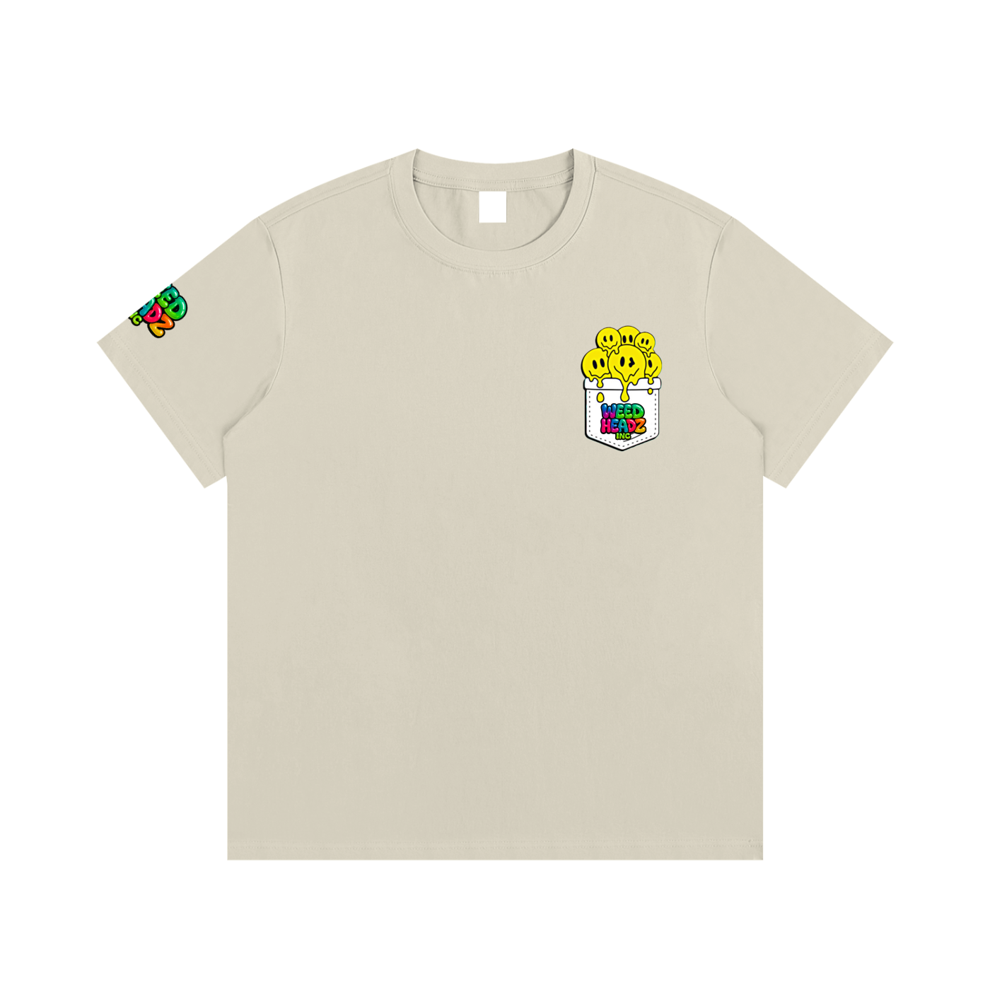 WHI Men's Smiley Melt Cotton T-Shirt