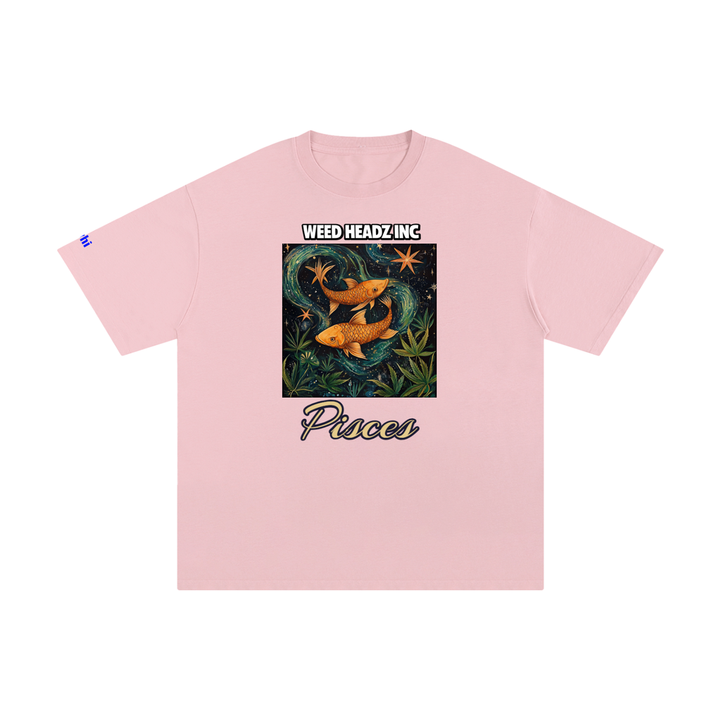 WHI Men's Zodiac Pisces Cotton T-Shirt