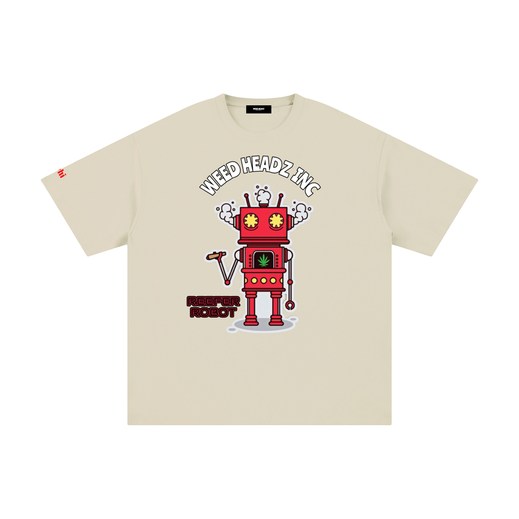 WHI Men's Reefer Robot Cotton T-Shirt