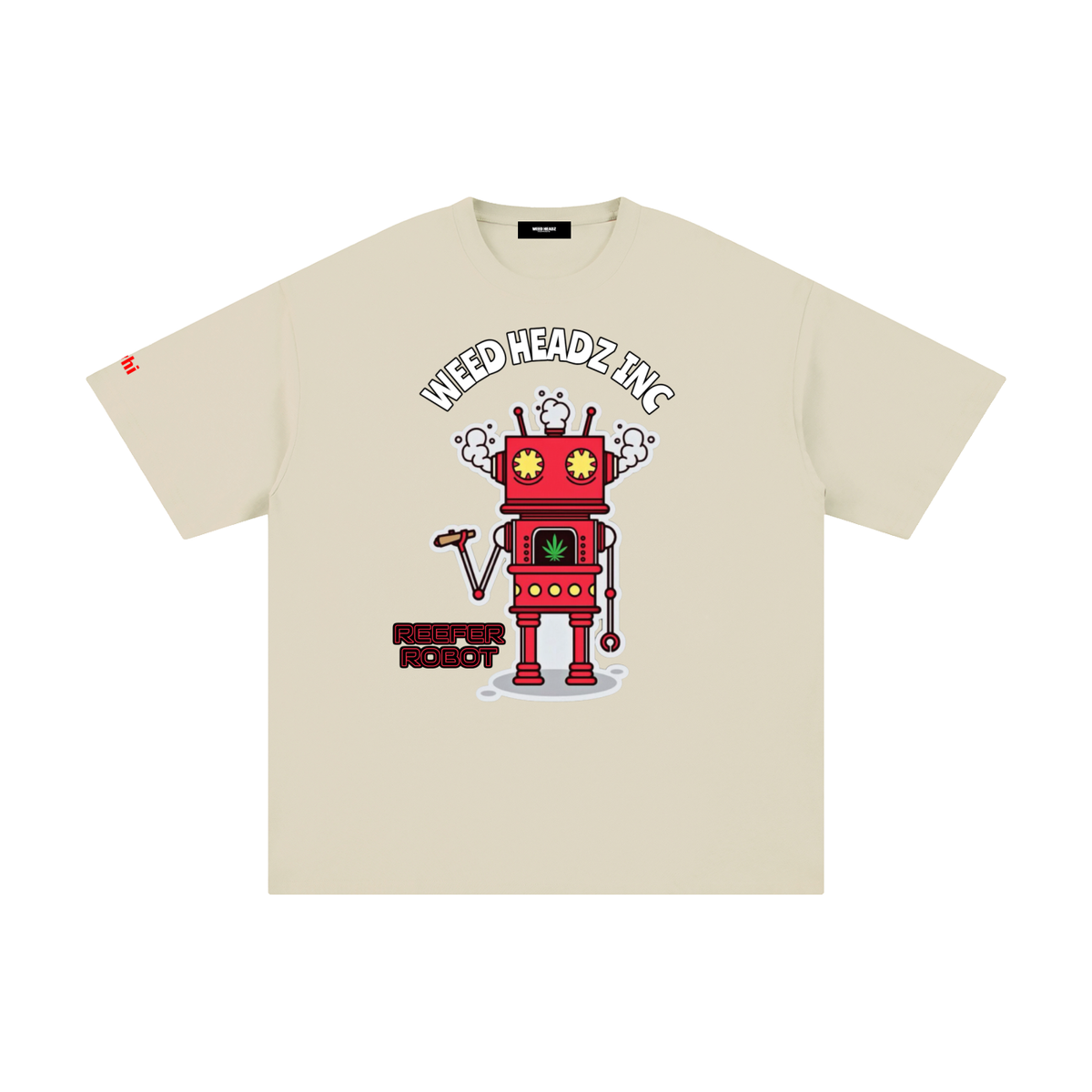 WHI Men's Reefer Robot Cotton T-Shirt