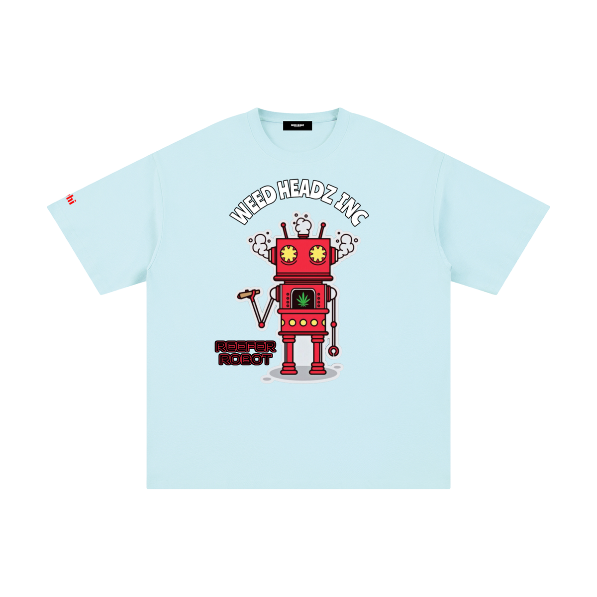 WHI Men's Reefer Robot Cotton T-Shirt
