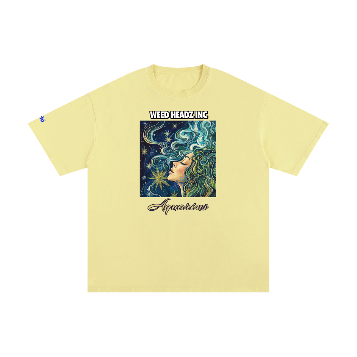 WHI Men's Zodiac Aquarius Cotton T-Shirt
