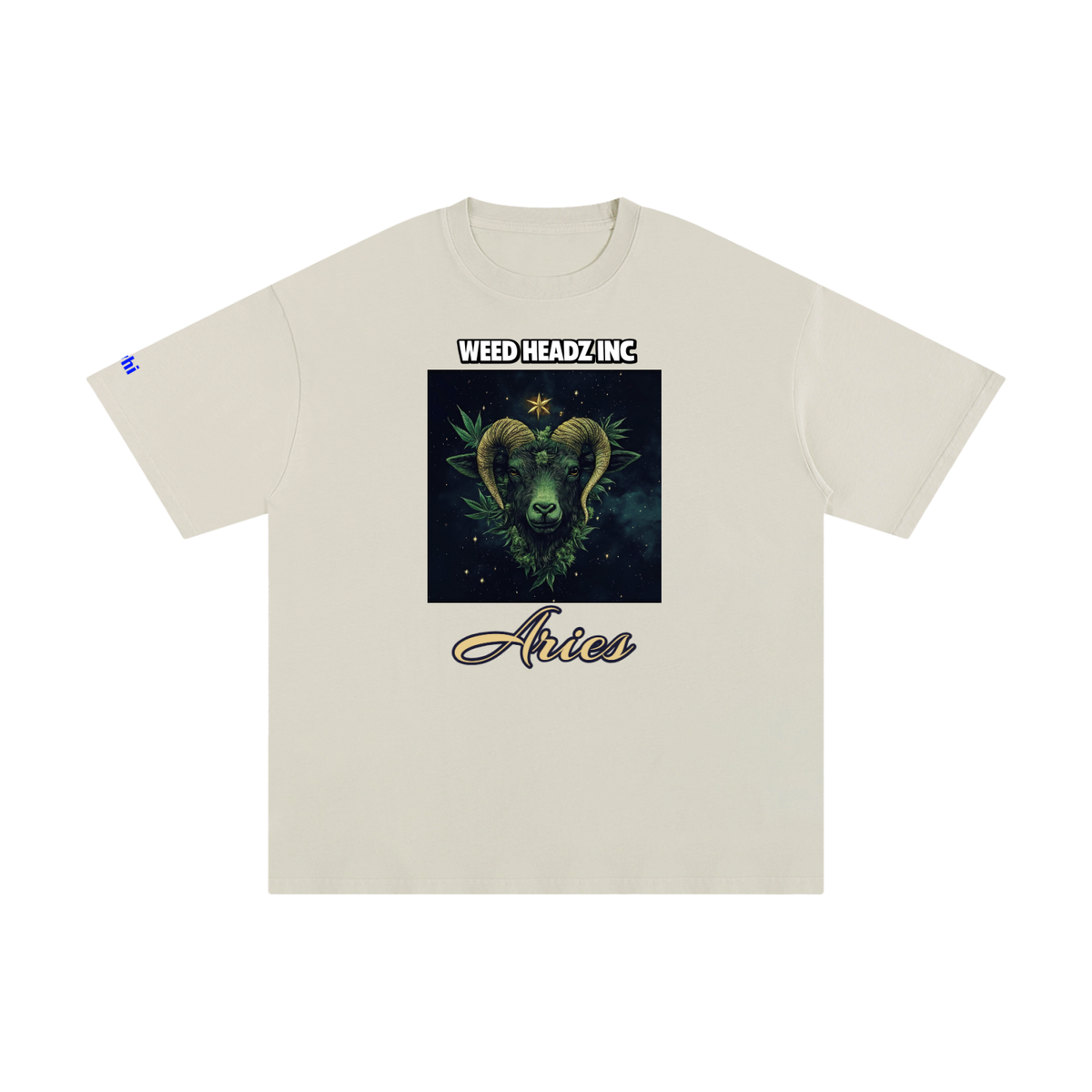 WHI Men's Zodiac Aries Cotton T-Shirt