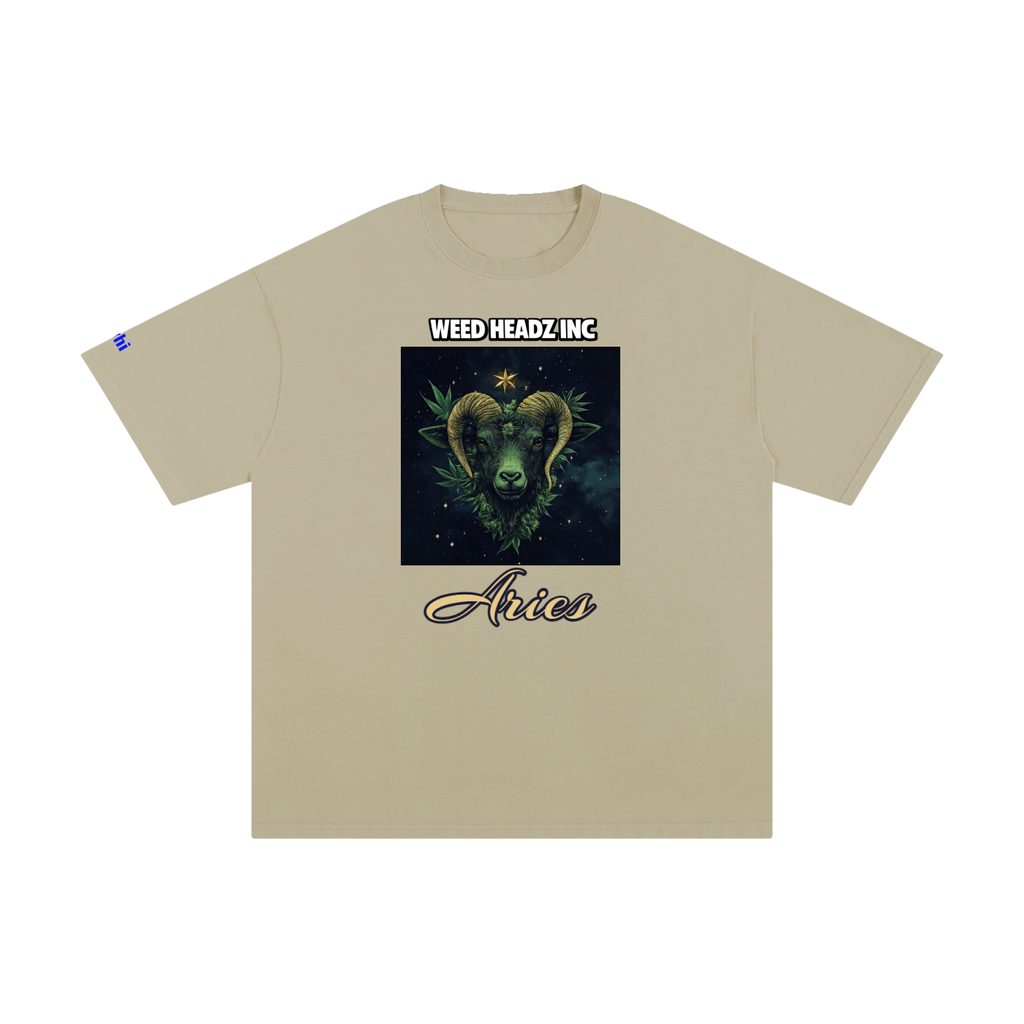 WHI Men's Zodiac Aries Cotton T-Shirt