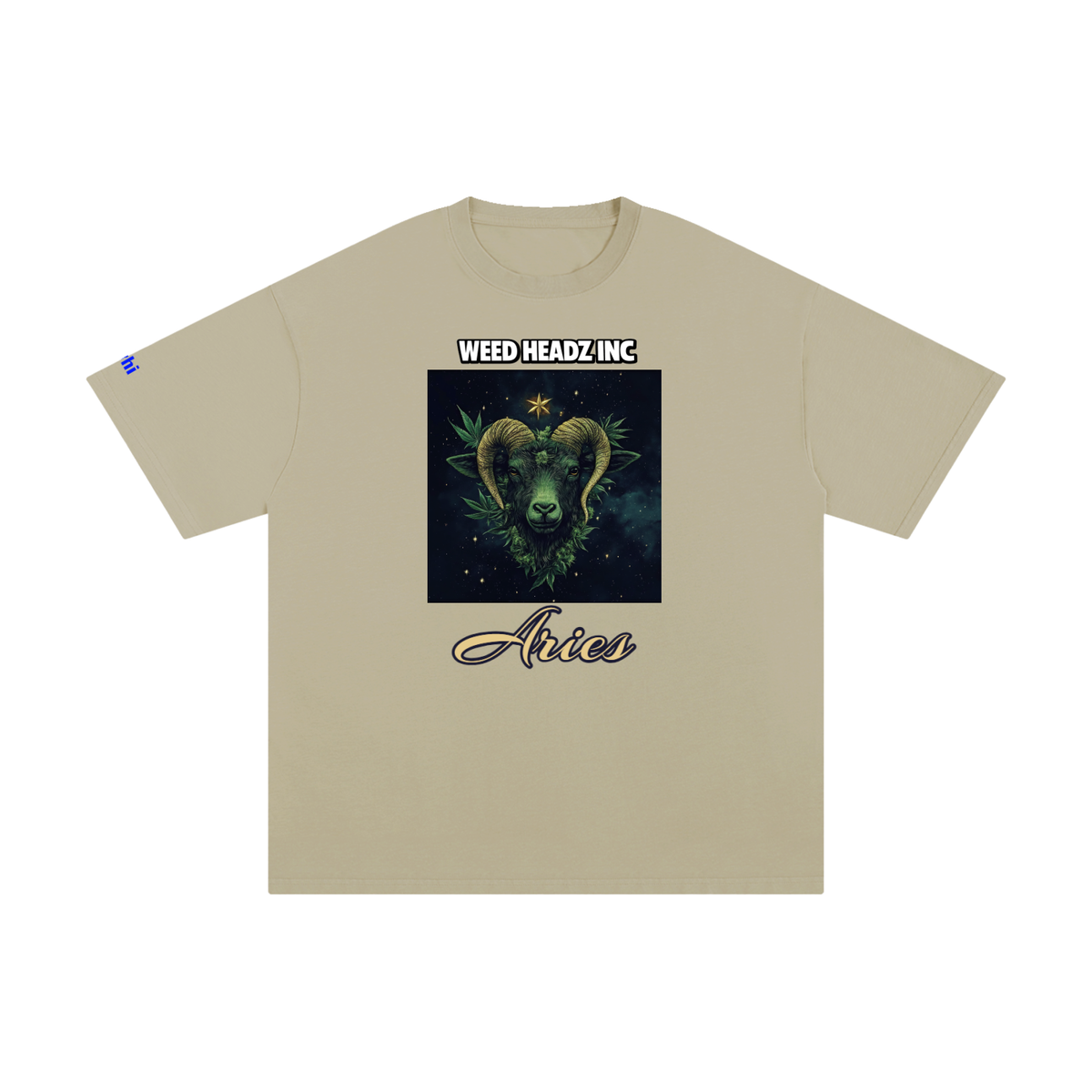 WHI Men's Zodiac Aries Cotton T-Shirt