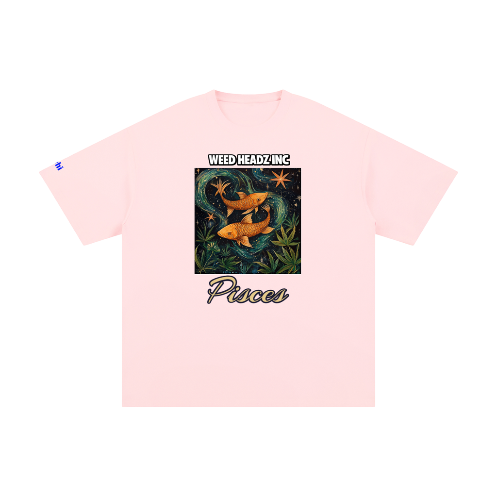 WHI Men's Zodiac Pisces Cotton T-Shirt