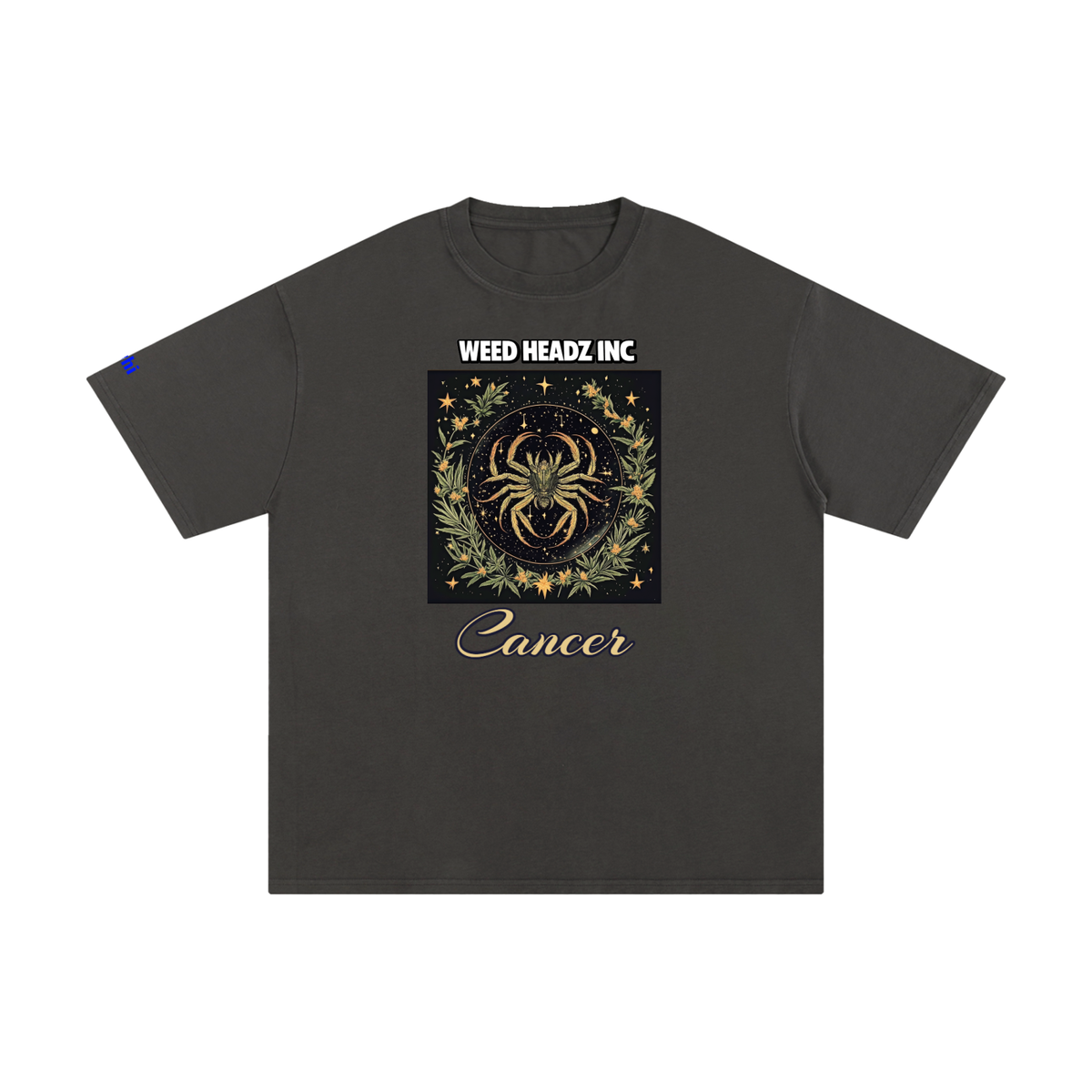 WHI Men's Zodiac Cancer Cotton T-Shirt